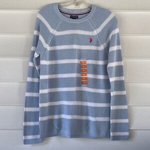 U.S. Polo ASSN. Stripes Sweater Sz M